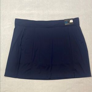 Callaway 1X Navy Blue Pleated Skort NWT Upf 50 New Skirt Shorts Stretch Opti Dry